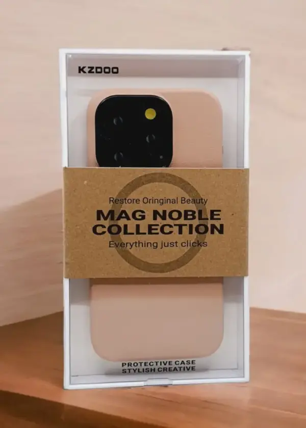 KZDOO NOBLE COLLECTION CASE FOR IPHONE 15 PRO MAX | PINK